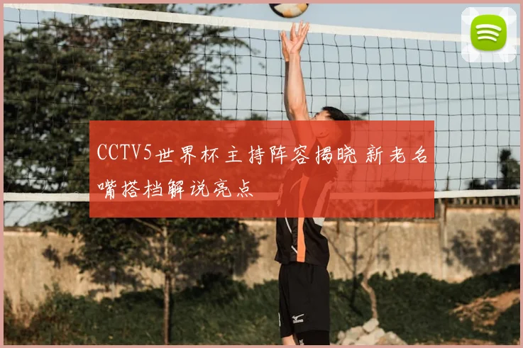 CCTV5世界杯主持阵容揭晓 新老名嘴搭档解说亮点
